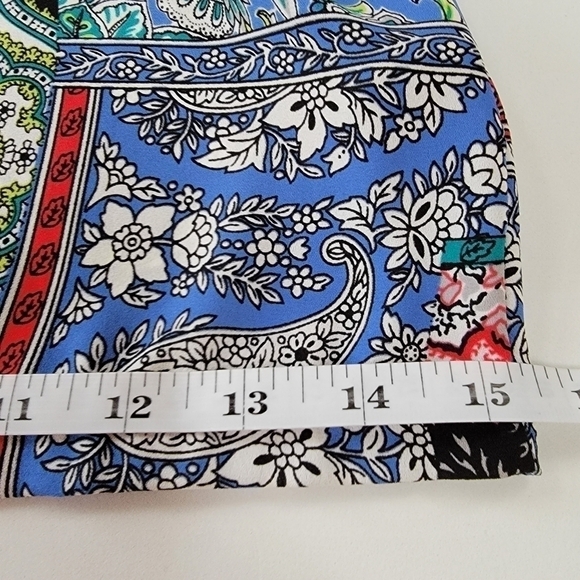 Paisley Multiprint Halter Jumpsuit Size Large EUC - Picture 3 of 10